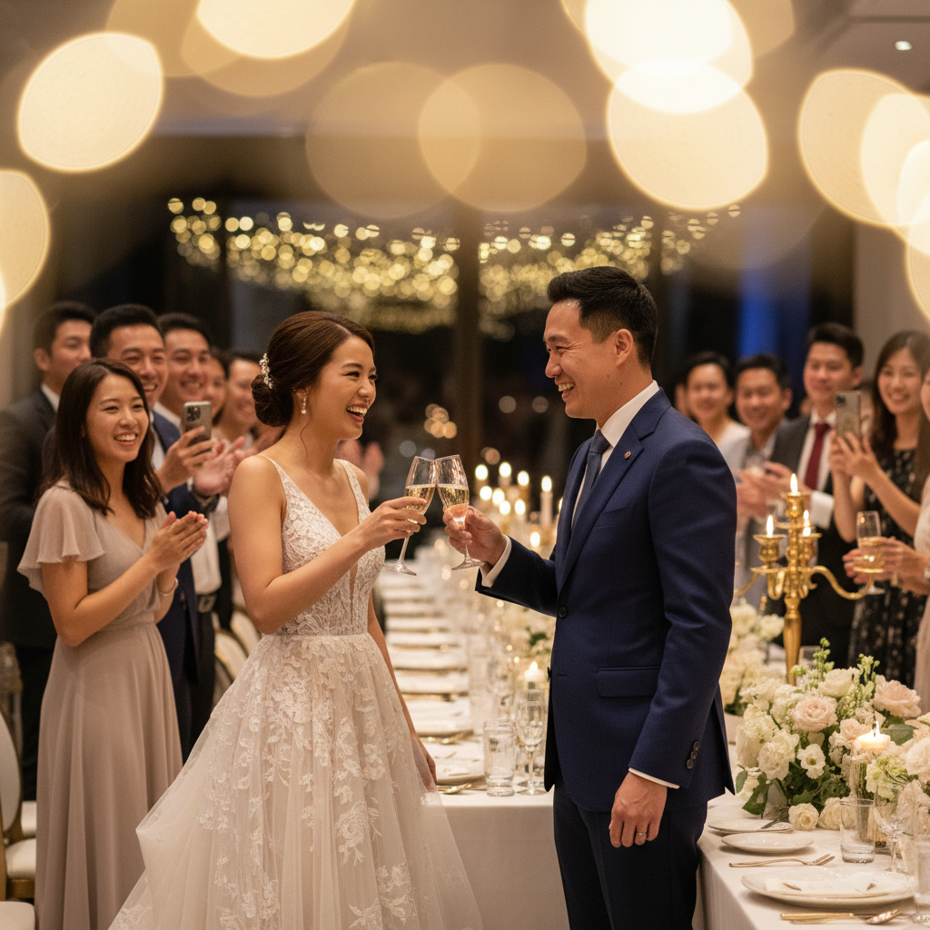 Hochzeitsfeier mit PartySnap Fotowall